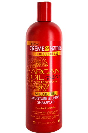 CREME OF NATURE Morocco Argan Oil O Moisture & Shine Shampoo (20 0Z) - Sareya Beauty - Calgary hair store, Beauty Supply